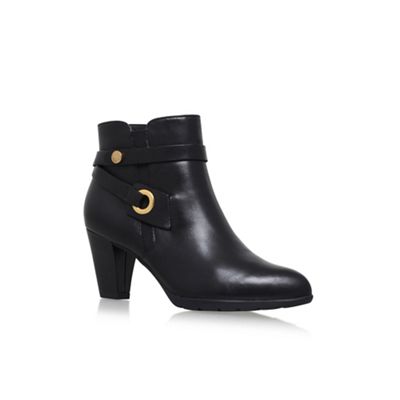 Black 'Chelsey' high heel ankle boots